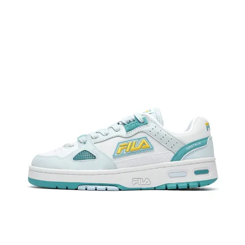 FILA FUSION Teratach Low Топ Винтажные Баскетбольные Кроссовки Женские Illusion Blue