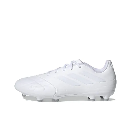 Adidas Copa Pure 3 FG Твердый грунт противоскользящие устойчивые к истиранию легкие футбольные бутсы унисекс чисто белый