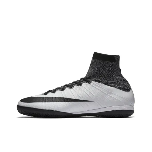 Nike MercurialX Proximo Амортизирующие футбольные бутсы Slip-resistant и устойчивые к истиранию Мужские Черно-белые
