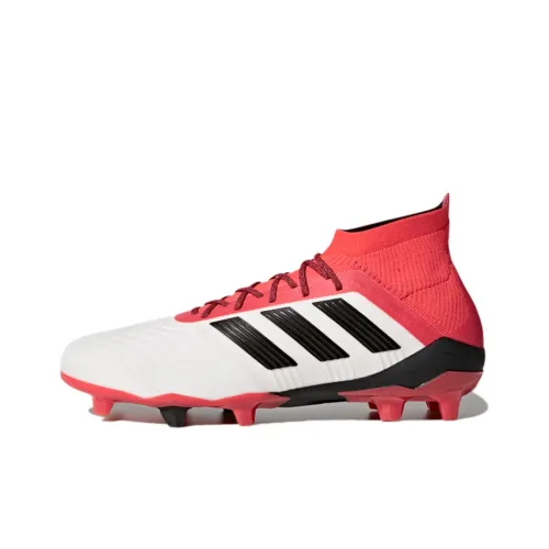 Adidas Predator 18,1 AG Искусственная трава Устойчивые к истиранию Футбольные бутсы Мужские Белый Красный