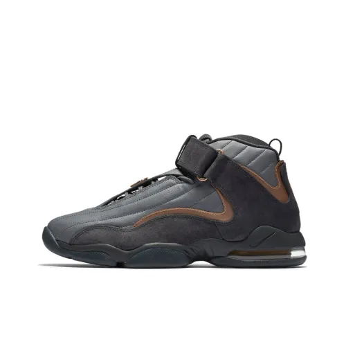 Nike Penny 4 Copper MID Топ Винтажные Баскетбольные Кроссовки Мужские Темно-Серый