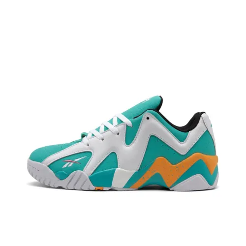 Reebok Kamikaze Volcano Collection 2 Low Топ Винтажные баскетбольные кроссовки Мужской Озерный зеленый
