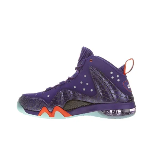 Nike Barkley Posite Max SUNS Non Slip Легкий Высокий Топ Винтажные Баскетбольные Кроссовки Мужские Фиолетовые