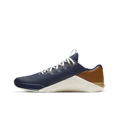 Nike Metcon 5 AMP Low Топ Кроссовки для тренировок Унисекс Белый Синий