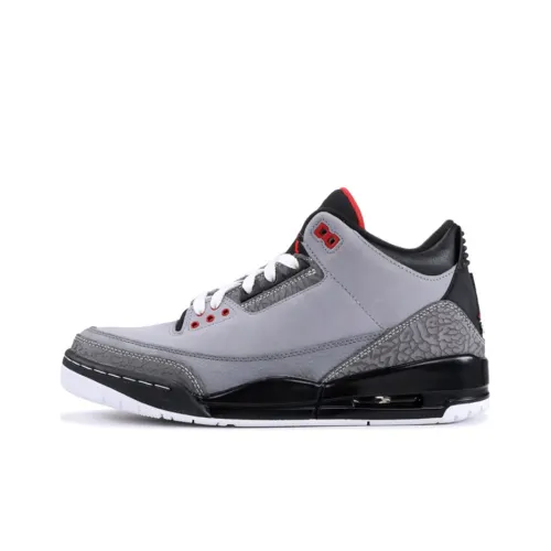 Jordan Air Jordan 3 Retro Stealth Low Топ Баскетбольные кроссовки Мужские Серые