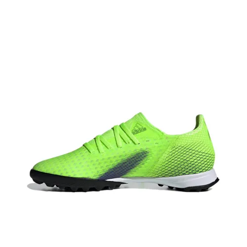 Adidas X GHOSTED TF Шипы Твердый грунт Искусственный Шипы Устойчивый к истиранию Дышащие Футбольные бутсы Мужские Зеленые