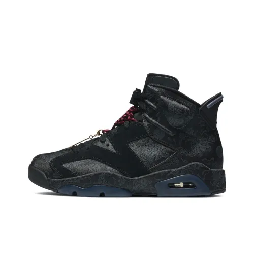 Jordan Air Jordan 6 Retro SD 'Singles Day' High Top Винтажные баскетбольные кроссовки Женские Готический
