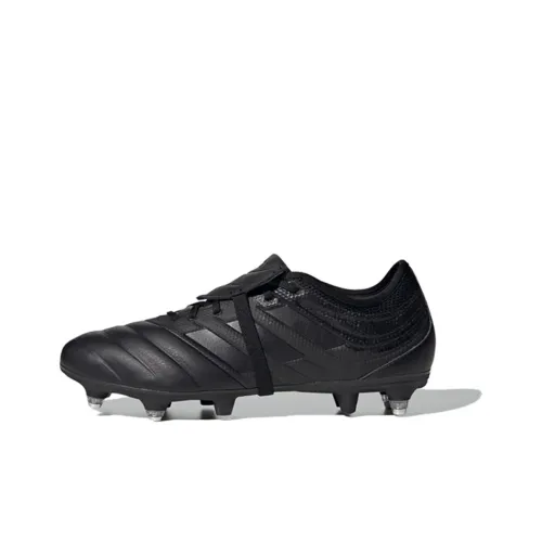 Adidas COPA GLORO FG Твердый грунт Противоскользящие футбольные бутсы Мужские Чисто черные
