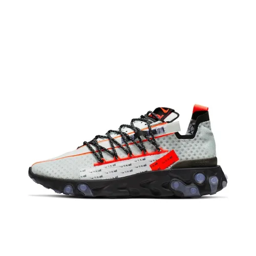 Nike React ISPA Low Топ Кроссовки для тренировок Унисекс Серый Оранжевый