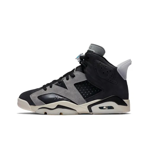 Jordan Air Jordan 6 Retro 'Tech Chrome' High Top Винтажные баскетбольные кроссовки Женские Дымчато-серый