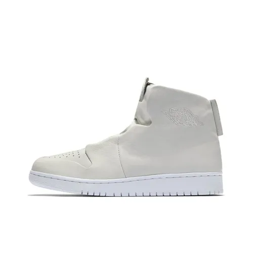 Jordan Air Jordan 1 Шалфейный XX Нескользящий Легкий Высокий Топ Винтажные Баскетбольные Кроссовки Женские Серый Белый