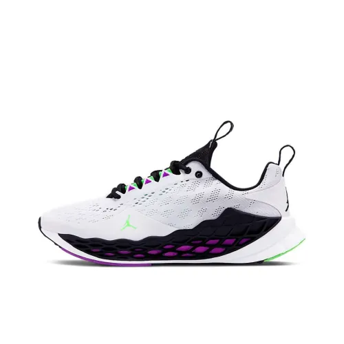 Джордан Zoom Trunner Advance Амортизаторы Shock противоскользящие низкий топ кроссовки для тренировок мужской белый зеленый фиолетовый