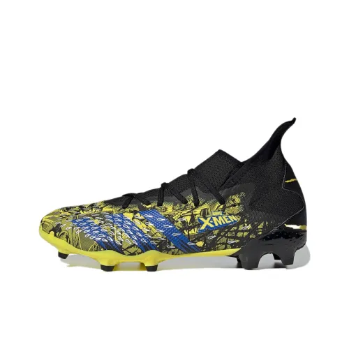 MARVEL x Adidas PREDATOR Series TF Шипы Устойчивые к абразиву Футбольные бутсы Мужские Желтый Черный