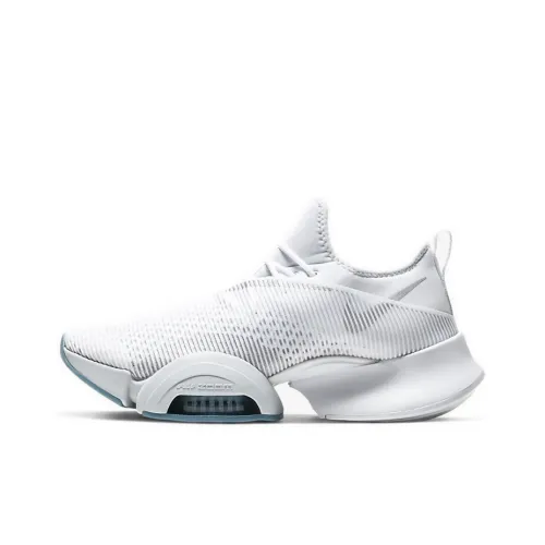 Nike Air Zoom SuperRep Shock Absorbers Slip-resistant Abrasion-resistant Low-top Training Shoes Women's White Blue Найк Эйр Зум СуперРеп Шок Абсорберз Слип-Резистент Абразион-Резистент Низкий Топ Тренировочные Кроссовки Женские Белый Синий