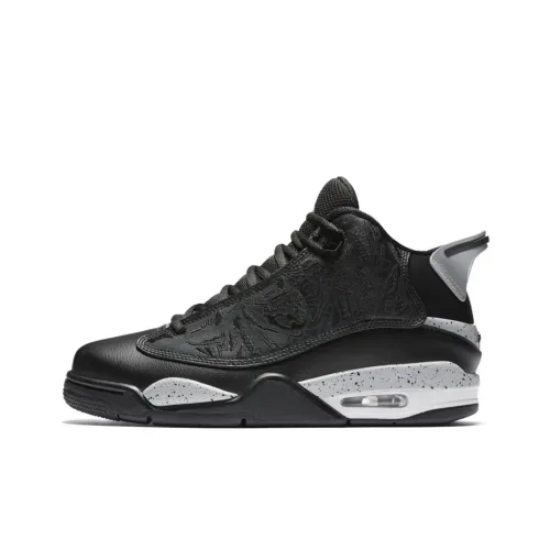 Jordan Dub Zero Oreo Амортизация MID Топ Винтажные баскетбольные кроссовки Мужской Черный