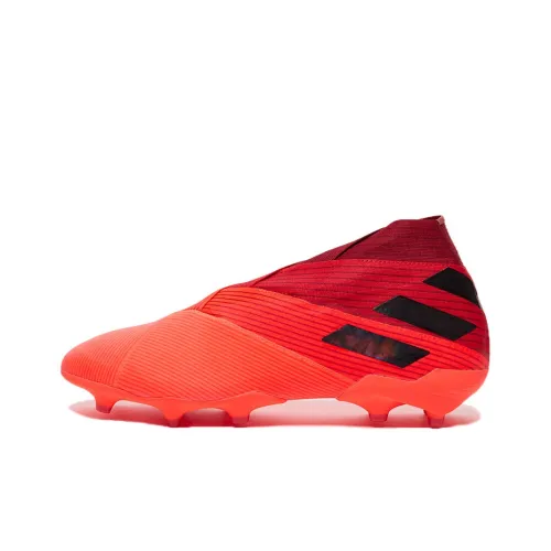 Adidas Nemeziz FG Твердый Грунт Противоскользящие Футбольные Бутсы Мужские Оранжевые Черные