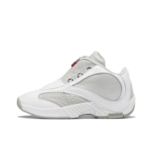 Packer x Reebok совместный бренд Answer Белый Серебряный MID Топ Винтажные баскетбольные кроссовки Мужской Серый Белый