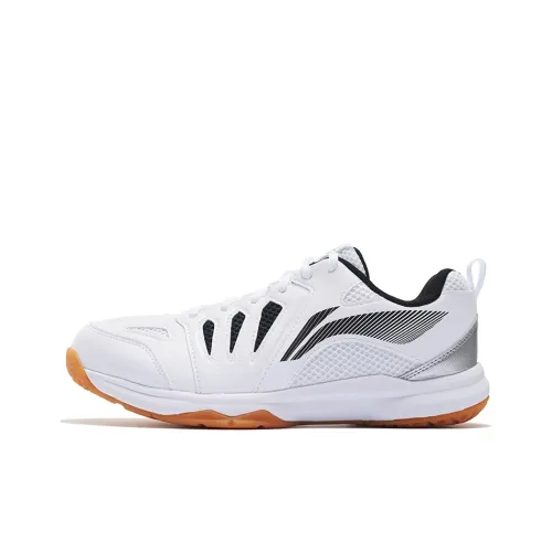 LiNing Ace Shock Absorbers Slip-Resistant Abrasion-Resistant Breathable Low-Top Badminton Shoes Men's Standard White LiNing Ace Ace Shock Absorbers Противоскользящие Устойчивые к истиранию Дышащие Низкие Кеды для Бадминтона Мужские Стандартные Белые