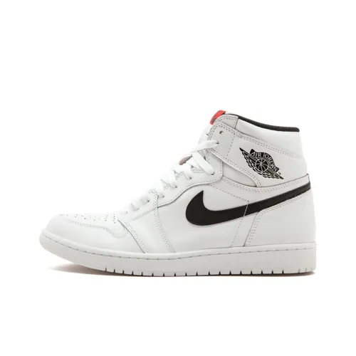 Jordan Air Jordan 1 Retro YIN Yang High Top Винтажные баскетбольные кроссовки Мужской Черный Белый