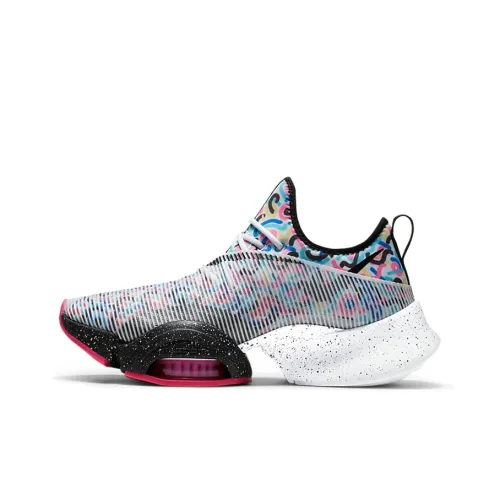 nike SuperRep Shock Absorbers Slip-resistant Abrasion-resistant Low-top Training Shoes Women's Gray Color