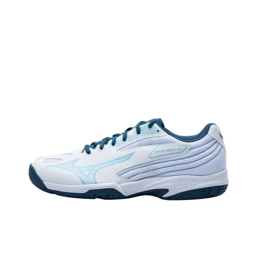 Mizuno Gate Sky Бадминтонная обувь Низкий топ Светло-синий Унисекс
