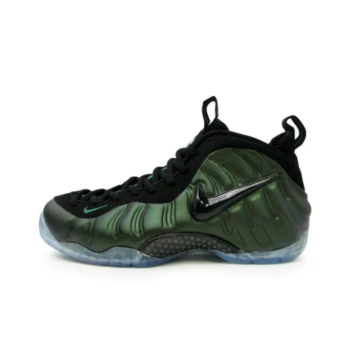nike Foamposite Pro Сосновый зеленый MID Топ Винтажные баскетбольные кроссовки Мужской Сосновый зеленый
