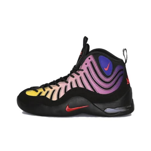 Supreme x Nike Air Bakin Hardaway противоскользящий устойчивый к истиранию высокий топ