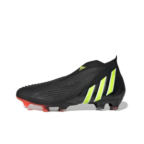 Adidas PREDATOR EDGE FG Твердое покрытие для твердого грунта естественная трава противоскользящее покрытие футбольные бутсы мужской основной черный