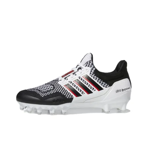 Adidas AG Искусственная трава противоскользящие устойчивые к истиранию легкие футбольные бутсы черный белый красный