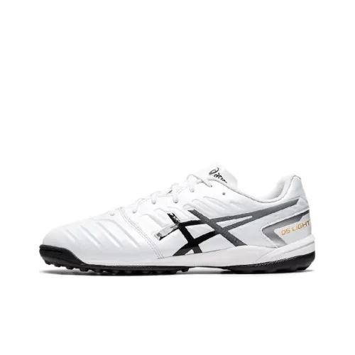 Asics Ds Light Club TF Шипы Футбольные бутсы Унисекс Белый Черный