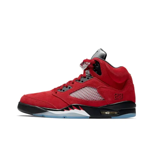 Jordan Air Jordan 5 Retro 'Toro Bravo' MID Топ Винтажные Баскетбольные Кроссовки Унисекс Черный Красный Выпуск 2021