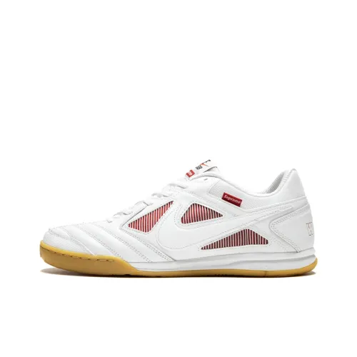 Supreme x Nike IC IN Non Lower Leg Легкие футбольные бутсы Унисекс Белый