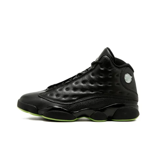 Jordan Air Jordan 13 Ретро Altitudes High Топ Винтажные баскетбольные кроссовки Мужской Черно-зеленый Выпуск 2017 года