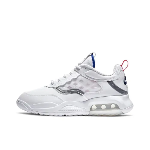 Джордан Maxin 200 Low Топ Тренировочные Кроссовки Мужские Белые Синие Красные