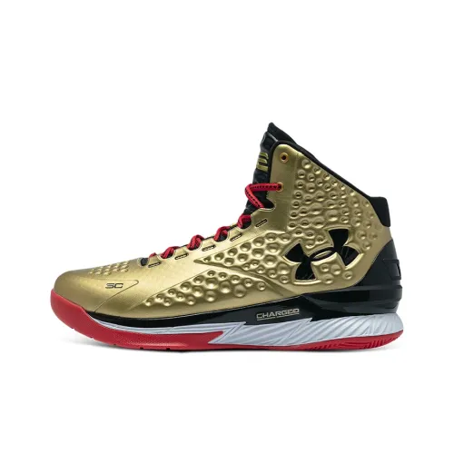 Under Armour Curry 1 Винтажные баскетбольные кроссовки High Top Мужские