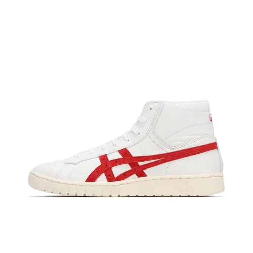 Asics Gel Ptg MT MID Топ Винтажные Баскетбольные Кроссовки Унисекс Белый Красный