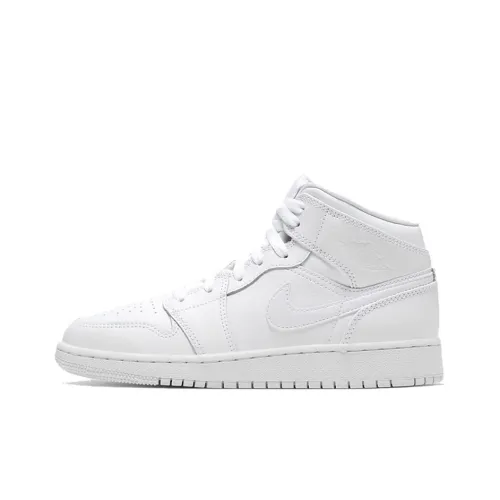 Jordan Air Jordan 1 Винтажные баскетбольные кроссовки MID Топ Женские