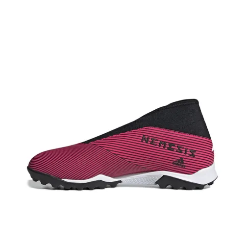 Adidas Nemeziz 19 TF Шипы Твердый Грунт Искусственные Шипы Футбольные Бутсы Мужские Розовый Черный