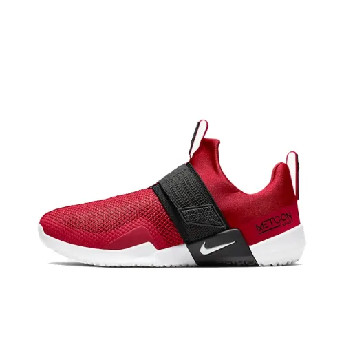 Nike Metcon Sport Амортизация Низкий Топ Тренировочные Кроссовки Унисекс Красный