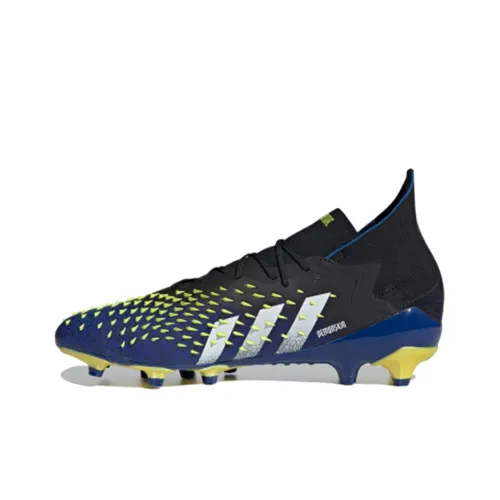 Adidas Predator Freak.1 AG Искусственный газон Искусственные шипы Дышащие футбольные бутсы Мужские Синий Белый Черный