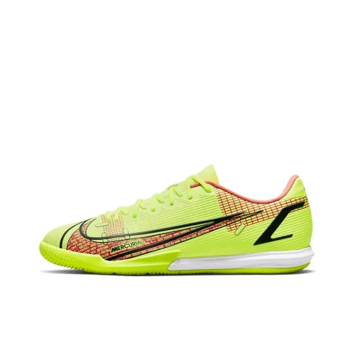 Nike Mercurial Vapor 14 IC IN Противоскользящие устойчивые к истиранию футбольные бутсы для мужчин желтые