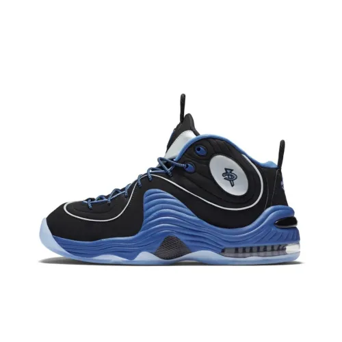 Nike Penny Air 2 Varsity Royal Non Slip Lightweight MID Top Винтажные баскетбольные кроссовки Unisex Royal Blue