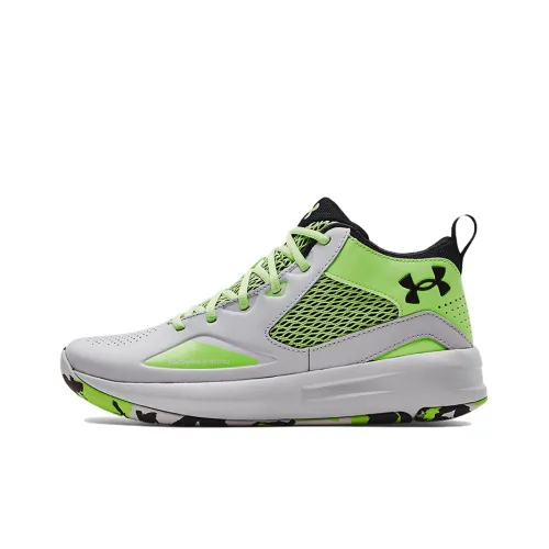 Under Armour Lockdown 5 Винтажные баскетбольные кроссовки MID Топ Мужской