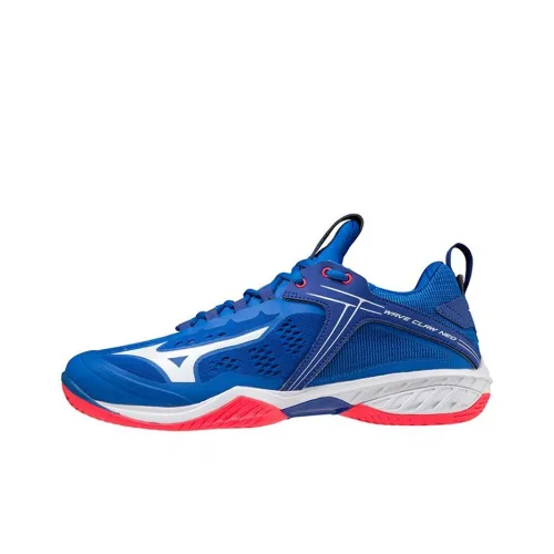 Mizuno Wave Neo Low Топ Бадминтон Обувь Унисекс Синий Белый
