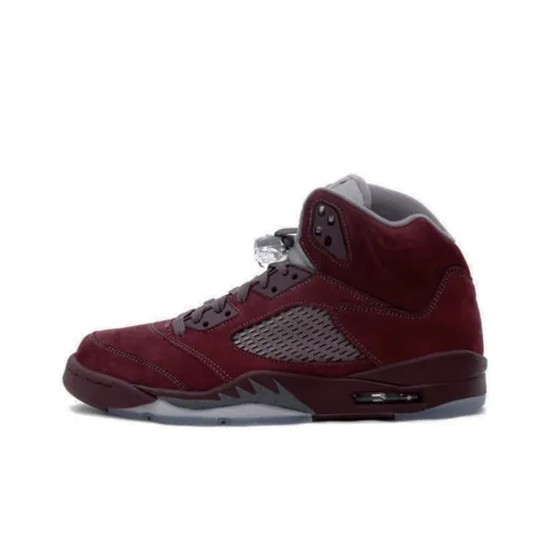 Jordan Air Jordan 5 Retro Burgundy High Top Винтажные баскетбольные кроссовки Мужские Burgundy