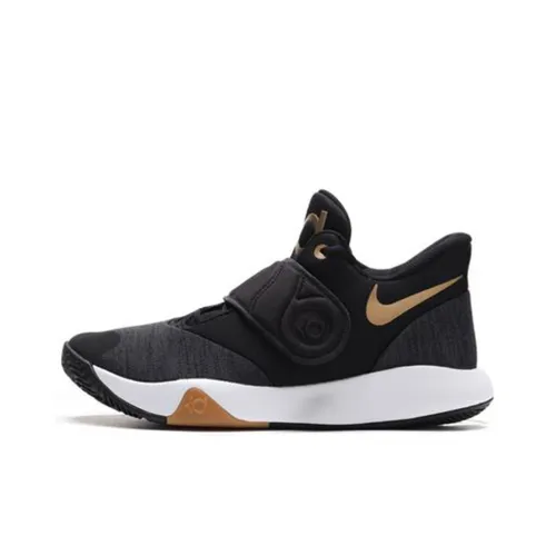 Nike Trey 5 VI Shock Absorbers Slip-Resistant Low Top Винтажные баскетбольные кроссовки Мужские Черные Золотые