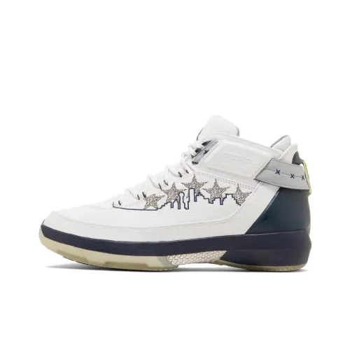 Jordan Air Джордан 22 OG Josh Howard PE Non Slip Lightweight MID Топ Винтажные баскетбольные кроссовки Мужской Белый