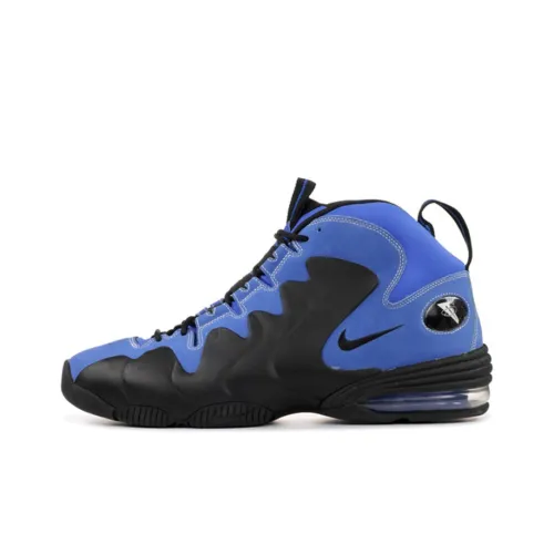 nike Penny AIR 3 VARSITY Королевский HOH Нескользящий Легкий Высокий Топ Винтажные баскетбольные кроссовки Мужской Синий Черный