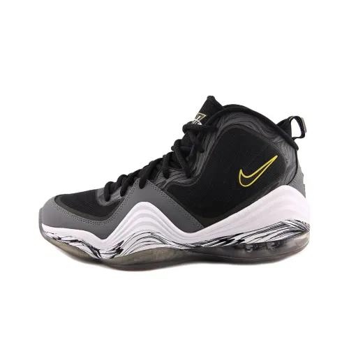 Nike Penny V Tour Желтый MID Топ Винтажные баскетбольные кроссовки Мужской Черный