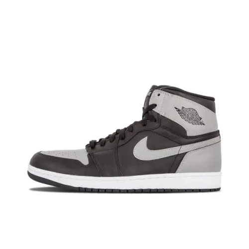Jordan Air Jordan 1 Ретро Shadow 2013 Shadow High Топ Винтажные баскетбольные кроссовки Мужской Черный Серый